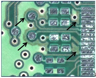 電路板的清潔度